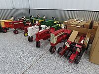 Over 400 Lots of Farm Toys, Pedal Tractors, & More1