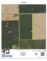 77+/- Acres of Excellent Crop Land in Reno Co, Kansas